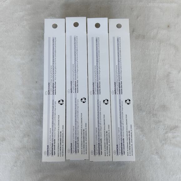NEW Prym Ergonomics Crochet Hook Set Lot of 4: E(3.5mm), G(4mm), J(6mm), N(10mm) - Picture 2 of 9